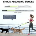 thumbnail image 3 of 2en1 Laisse pour Chien Mains Libres avec Poche Multifonction Réfléchissante Absorbant les Chocs Laisse pour Chien pour Course Entraînement Fournitures pour Chien, 3 of 7