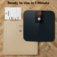 thumbnail image 4 of GE Digital Smart Body Scale with App, Bluetooth - Body Weight, BMI - Black, 4 of 7