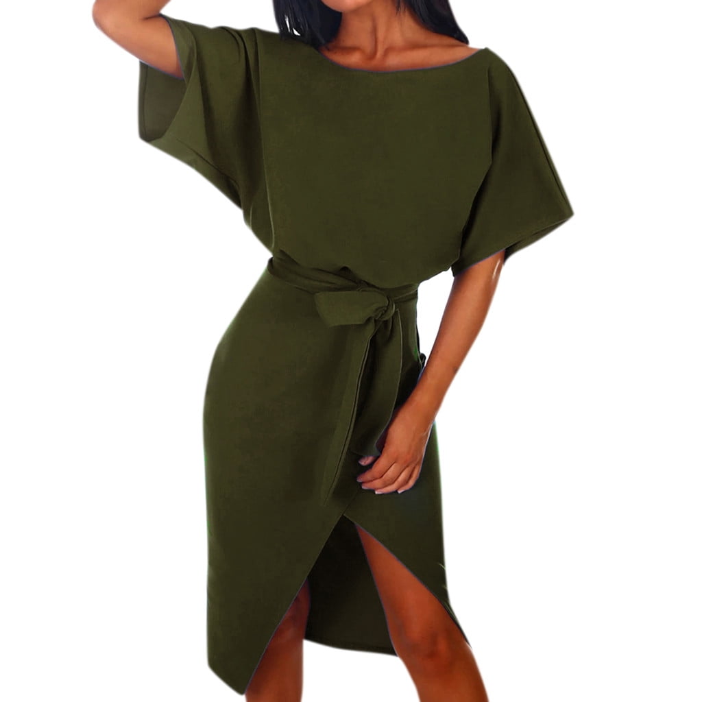 womens summer wrap dress