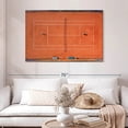 thumbnail image 2 of Elephant Stock Wuppertal Tennis Court Wall Art - Horizontal Canvas Wall Art - Living Room Wall Decor - Sports Canvas - Orange And Decor - 48" x 32", 2 of 8