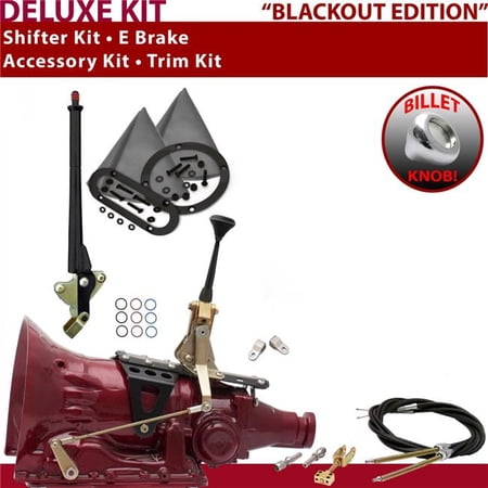American Shifter AOD Shifter Kit Black 6 in. E Brake Cable Clevis Trim Kit for EBA5B