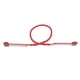 thumbnail image 4 of Prusik Cord Pre-Cosido Loop Ojo Resistente a la fricción Cordón de enganche Cuerda Rojo 90cm, 4 of 7