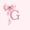 Pink G, variant on jejeloiu Kawaii Bow Initial Z Bed Spread Queen For Kids,Pink Monogram Design Queen Coverlet Set For Girls,3-Piece