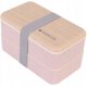 thumbnail image 1 of Bento Box Caja de almacenamiento de alimentos Accesorios de cocina Fiambrera de doble capa + Cuchara + Palillos (18,5*10,5*9,2 cm) en polvo ER, 1 of 5