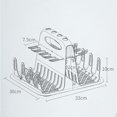 thumbnail image 3 of Bottle Drying Rack with Removable Drain Tray Drying Station for Dinner Table yotijar Estante de secado de botellas, 3 of 8