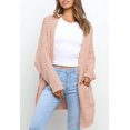 thumbnail image 2 of SURJDE Women's Long Batwing Sleeve Open Front Chunky Knit Cardigan Sweater, 2 of 7