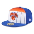 thumbnail image 3 of Men's New Era  White/Blue New York Knicks 2025 NBA Tip Off Split Panel 59FIFTY Fitted Hat, 3 of 5
