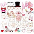 thumbnail image 2 of Sun Goodtimes Photo Booth Props 33 PCS DIY Kit for Wedding Party Decorations Supplies, 2 of 4