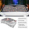 thumbnail image 4 of Kdxio Hedgehogs and Flowers1 Print Front Windshield Sun Shade,Folding Auto Sunshade for Car Truck SUV-Small, 4 of 7