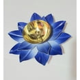 thumbnail image 4 of PARIJAT HANDICRAFT Brass Lotus Kuber Diya for Puja Home Décor Brass Diya Deepak Oil Lamp Small Lotus Kamal Shape for Home Temple Puja Articles Decor Gifts Giting, 4 of 5