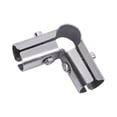 thumbnail image 3 of Conector de tubo de acero inoxidable, accesorios de junta de abrazadera de tubo, Conector de abrazadera de tubo de fijación para gabinetes, marcos de En forma de L de 3 vías., 3 of 8
