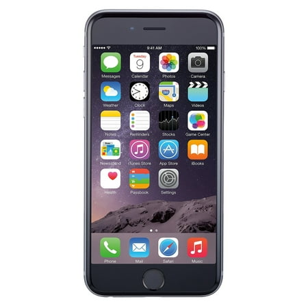 Refurbished Apple iPhone 6 64GB, Space Gray - Unlocked (Best Deal On New Iphone)