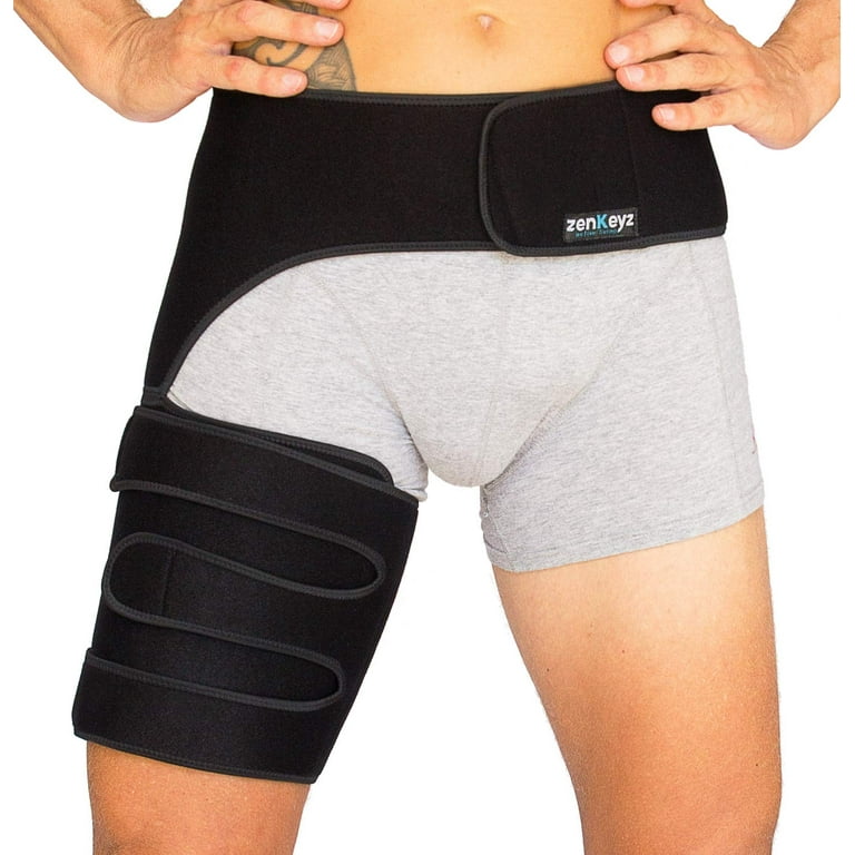 ZENKEYZ, Groin Support and Hip Brace for Women & Men, Copper