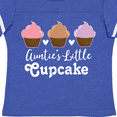 thumbnail image 4 of Inktastic Auntie Little Cupcake Niece Girls Toddler T-Shirt, 4 of 5