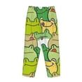 thumbnail image 4 of Kdxio Women's Comfy Stretch Cartoon FrogPrint Drawstring Pajama Pants-Small, 4 of 9