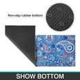 thumbnail image 6 of Blue Paisley Pattern Kitchen Rugs Sets Of 2,Anti Fatigue Kitchen Mat Rugs Non Slip Washable,Decorative Kitchen Floor Mats for Kitchen,Sink,Laundry,17"x30"+17"x47", 6 of 7