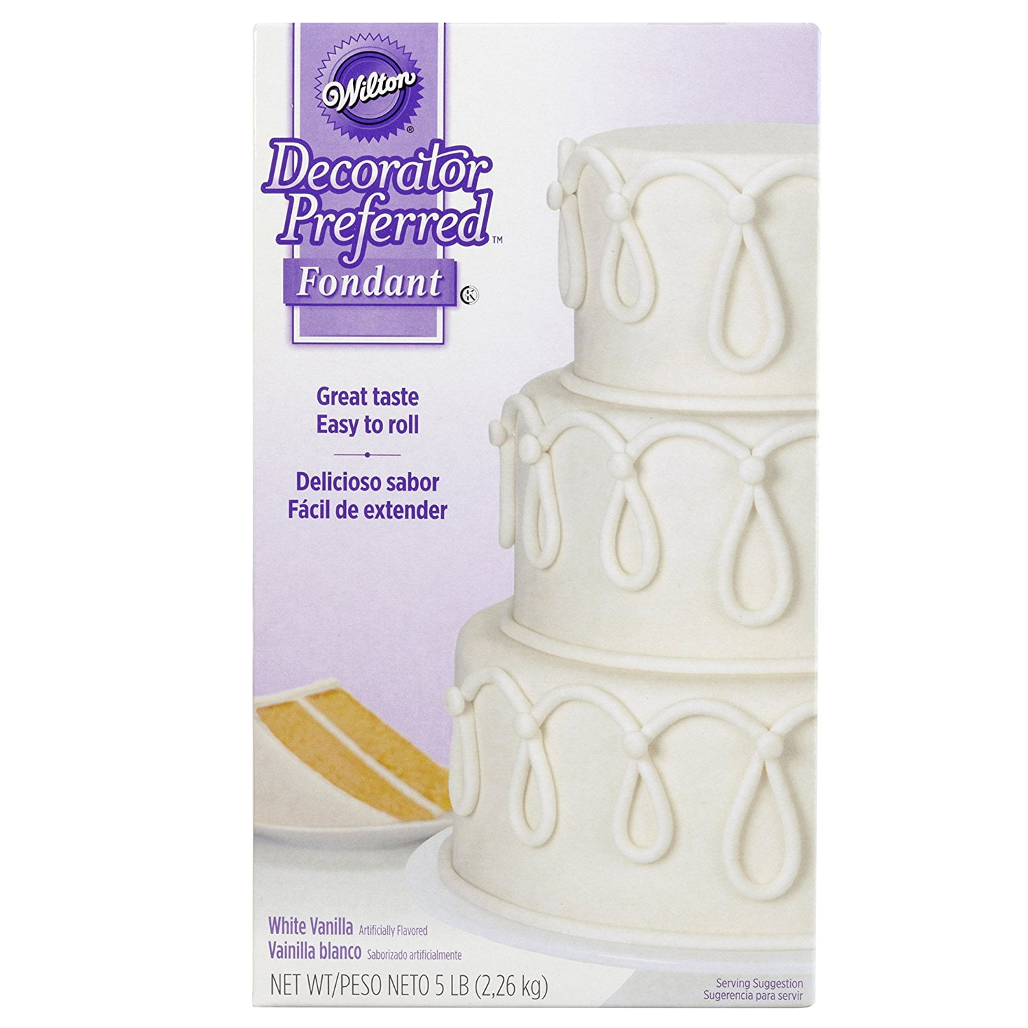 Decorator Preferred Fondant, 5Pound, White, 7102300, Cake Decorating