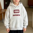 thumbnail image 5 of KAUOD Toddler Girls Fleece Long Sleeve Hoodies Cute Graphic Casual Hooded Sweatshirts Fall Trendy Oversized School Pullover Pockets, 5 of 5