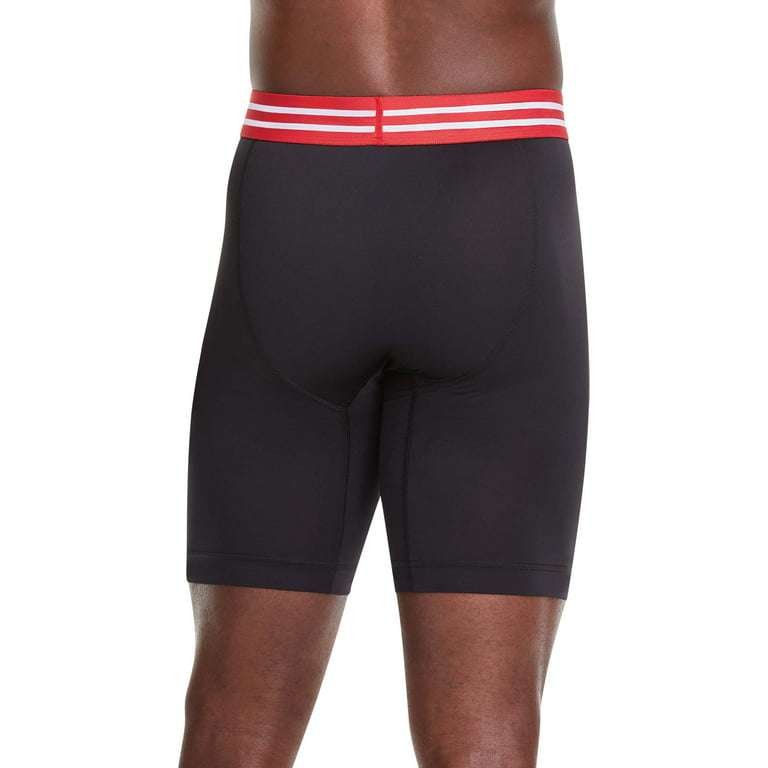 Adidas Men'S Performance Boxer Brief Underwear (3-Pack), Scarlet