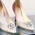 thumbnail image 4 of Milaget 2 Pcs Elegant Rhinestone Clips s Jewelry Crystal Decoration Buckle Heels Diamond Colorful, 4 of 6