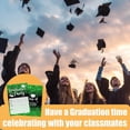 thumbnail image 4 of Green Glitter Graduation Invitation Card for Graduate, Green Glitter Graduation Party Invites, 30 Cards & 30 Envelopes, 4x6 Inches, Double-Sided, 4 of 7