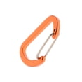 thumbnail image 3 of fastboy Mini Mousqueton en Alliage d'Aluminium Extérieur D Forme Quickdraw Sablé orange, 3 of 9