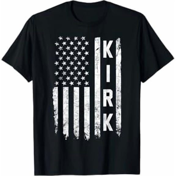 Kirk US Flag Vintage T-Shirt