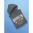 thumbnail image 3 of Brooklyn 1987 College Style Hoodie Women -Image by Shutterstock, Female 5X-Large, 3 of 4