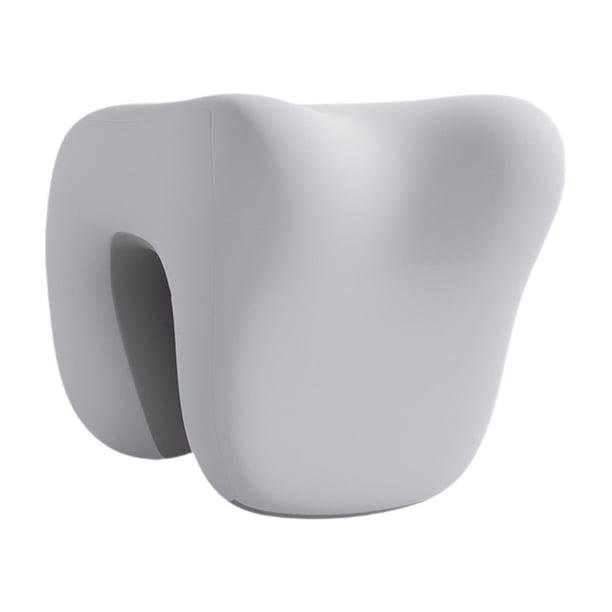 Almohada para dormir en el escritorio, cojín multiusos para el cuello, ideal para sillas de madera. Gris claro