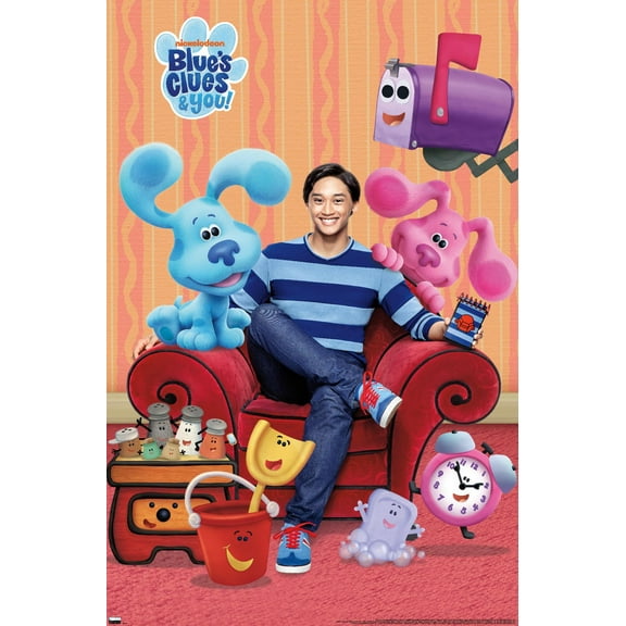 Blue's Clues - Group Wall Poster, 14.725" x 22.375"