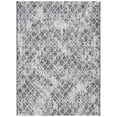 thumbnail image 4 of SAFAVIEH Courtyard Kerry Geometric Indoor/Outdoor Area Rug, Black/Grey, 6'7" x 6'7" Square, 4 of 9