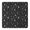 Black White Gothic, variant on Black White Gothic Dreamcatcher Moon Star Pattern Square Fitted Tablecloth with Elastic Edge,Square Table Cover,Washable Elastic Table Cover for Home Kitchen Party Decor 34"x34"