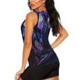thumbnail image 3 of Balery Fantasy Dragon In Cathedral Camiseta sin mangas estampada ligera para mujer, tops de entrenamiento sin mangas, camisetas de yoga transpirables de secado rápido.-XX-Large, 3 of 7