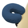 thumbnail image 2 of Saloniture 4-Pack Premium Microfiber Face Cradle Covers - Ultra Soft Fitted Massage Table Cradle Cover - Navy Blue, 2 of 7
