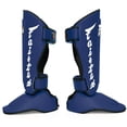 thumbnail image 4 of Fairtex SP7 Muay Thai Shin Guards for Men, Women, Kids | Shin Guards Made with Syntek Leather & are Premium, Lightweight & Durable | Detachable shin & Foot Protector- Large, Blue, 4 of 6