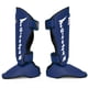 thumbnail image 4 of Fairtex SP7 Muay Thai Shin Guards for Men, Women, Kids | Shin Guards Made with Syntek Leather & are Premium, Lightweight & Durable | Detachable shin & Foot Protector- Large, Blue, 4 of 6