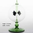 thumbnail image 4 of 2X Green Solar Power Radiometer Crookes Solar Energy Spinning Vanes Windmill Gift Home Desk Decoration, 4 of 5