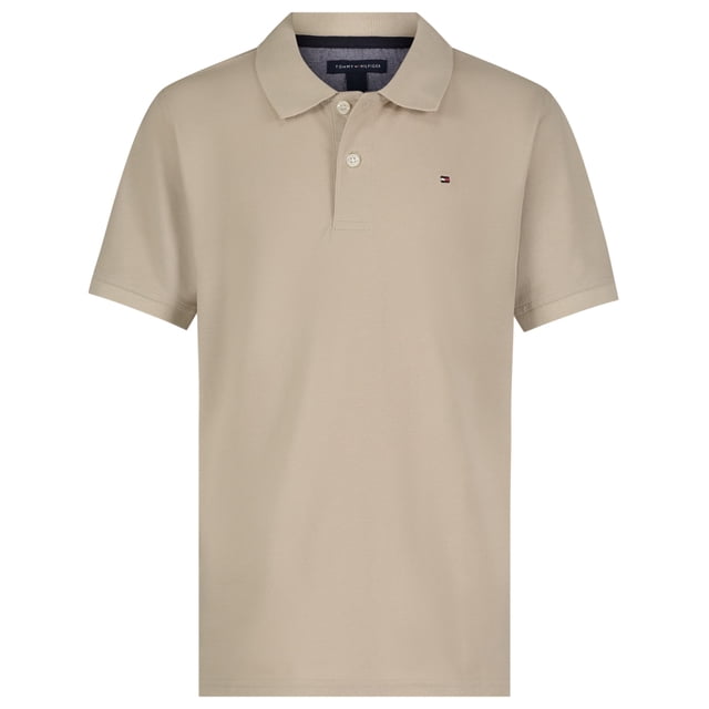 Polo Tommy Hilfiger para niños, manga corta, sándalo, 14-16
