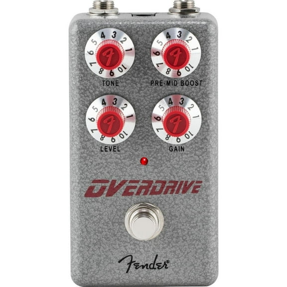 Genuine FENDER Hammertone  Overdrive Pedal, Solid Aluminum Stomp Box #0234571000
