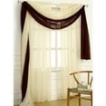 thumbnail image 4 of 1 ELEGANCE SHEER VALANCE SCARF TOPPER SWAG WINDOW TREATMENT COVERING ALL STYLES, 4 of 6