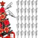 thumbnail image 1 of FELTECHELECTR 50 pinzas de hierro para decoración de árboles de Navidad., 1 of 6