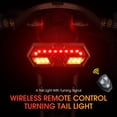 thumbnail image 2 of Faro trasero de bicicleta WEST BIKING 5m Luz trasera de bicicleta remota LED Señal de giro Luz de bi WEST BIKING Faro trasero de bicicleta, 2 of 7