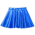 thumbnail image 5 of YiZYiF 2Pcs Girls Glittery Sequins Jazz Dance Suit Cheerleading Crop Top with Pleated Mini Skirt Blue 10, 5 of 6