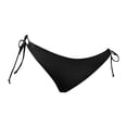 thumbnail image 4 of RPVATI Tie Side Low Rise Bikini Bottoms for Women Bikini Solid Bathing Suit Bottoms, 4 of 5