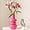 3 Layers Pink, variant on ABCISI Hot Pink Ceramic Vase, Colorful Ceramic Vase, Modern Dried Flower Vases, Pink Round Vase for Centerpieces Wedding Dinner Table Party Office, Housewarming Gift (3 Layers Pink)