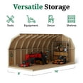 thumbnail image 6 of Little Cottage Co. 8x16 Value Gambrel Barn with 4 ft. Sidewalls, Outdoor Wood Storage Shed Do-It-Yourself Precut Kit, 6 of 13
