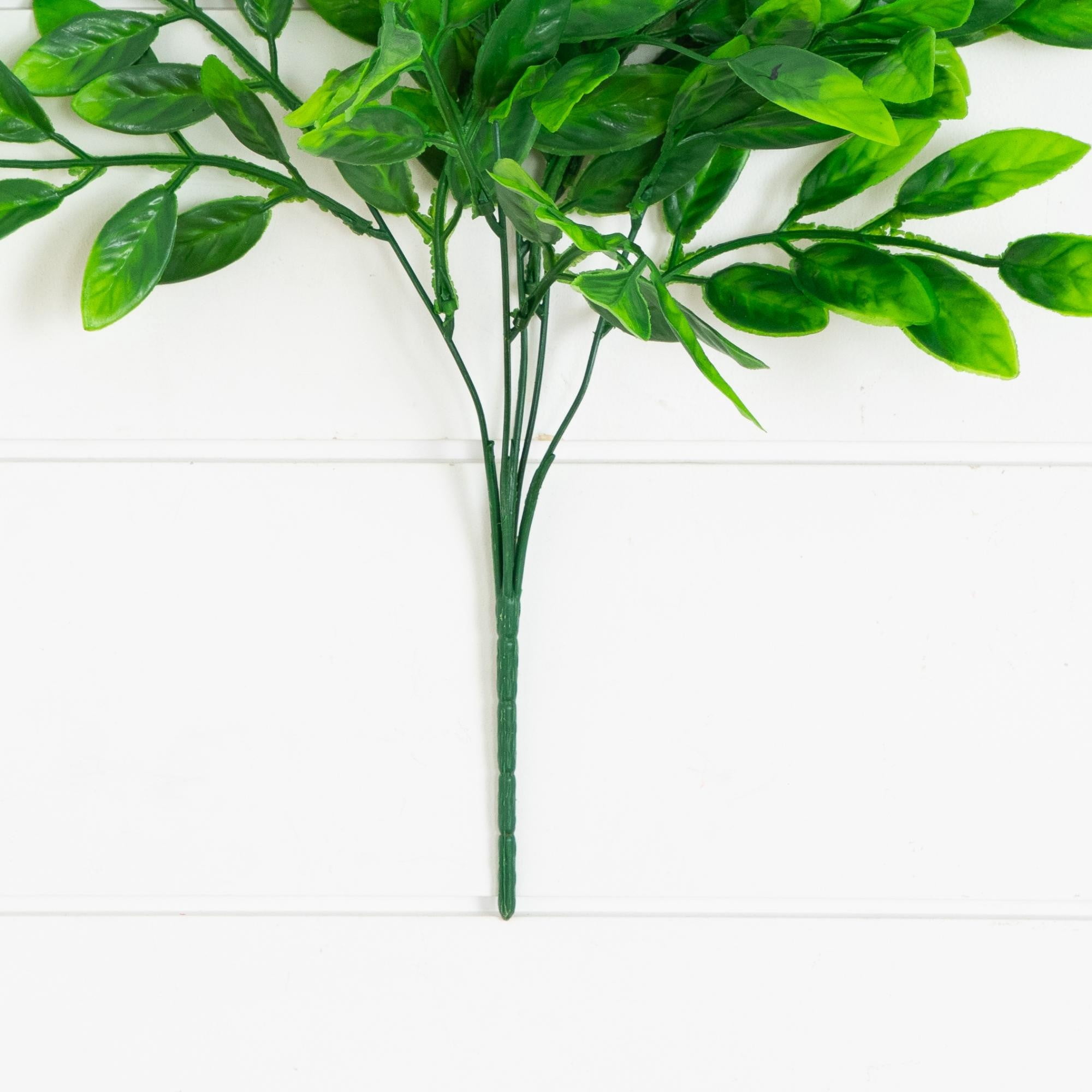 16in. UV Resistant Artificial Ruscus Bush (Indoor/Outdoor) - Set of 6
