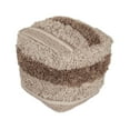 thumbnail image 2 of Parkland Collection Iliya Transitional Beige Pouf, 2 of 8
