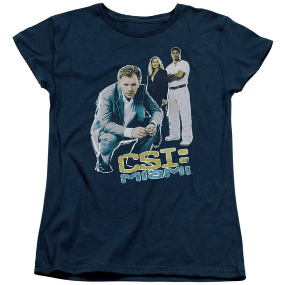 Csi:Miami In Perspective Women's T-Shirt Navy