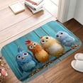 thumbnail image 5 of 1pc The Angry Birds Absorbent Non-Slip Bathroom Thickened Flannel Rug Decor,Soft,Quick Drying,Suitable For Indoor/outdoor Use,Bathrooms,Bedrooms,Kitchens,Terrace,Laundry Rooms,16"x24", 5 of 9